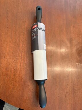 OXO Rolling Pin in White and Black Soft-Grip Handles